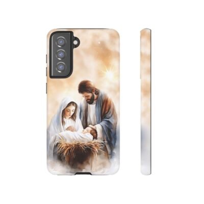 Nativity Phone Case Christian Phone Case Christmas Phone Casing iPhone Samsung Galaxy Google Pixel Phone Cover Faith Jesus Mary and Joseph