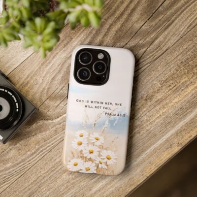Christian Bible Verse Phone Case Psalm 46 5 Psalm 23 Phone Case Faith Phone Casing iPhone Samsung Galaxy Google Pixel Phone Case iPhone 16