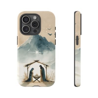 Nativity Phone Case Christian Phone Case Christmas Phone Casing iPhone Samsung Galaxy Google Pixel Phone Cover Faith Jesus Mary and Joseph