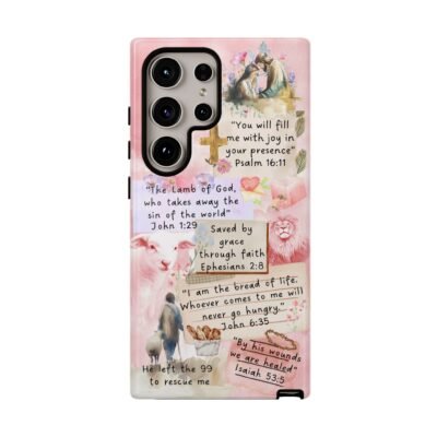 Christian Bible Verse Phone Case Christian Collage Phone Case Faith Phone Casing iPhone Samsung Galaxy Google Pixel iPhone 16 Phone Cover