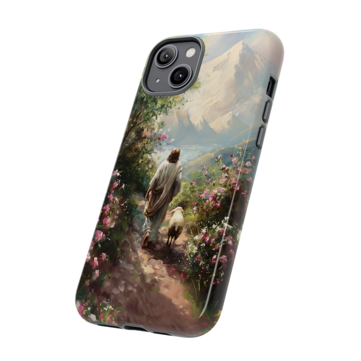 Christian Phone Case Jesus Leaves the 99 Jesus and the Sheep Phone Case Faith Phone Casing iPhone Samsung Galaxy Google Pixel iPhone 16 Case