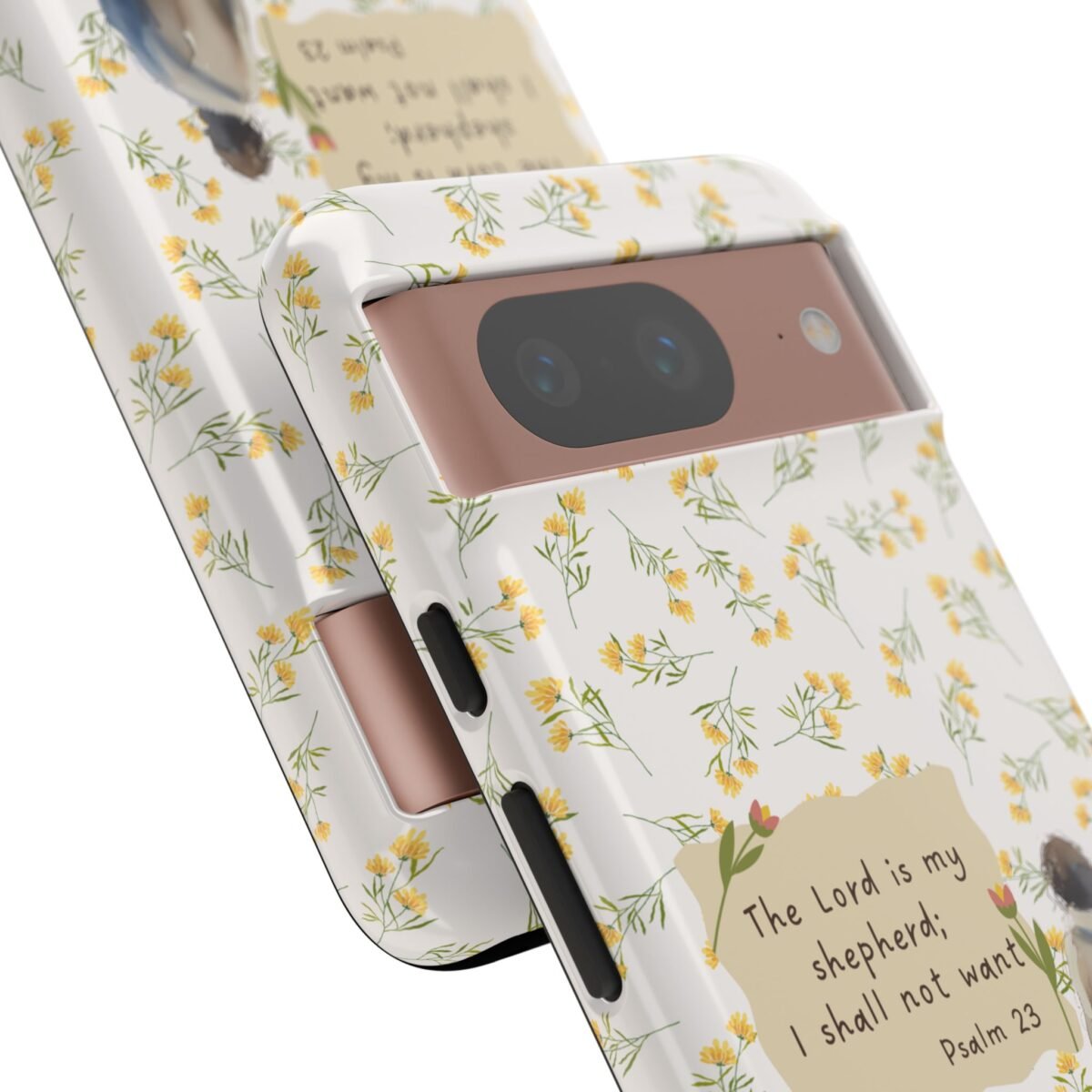 Christian Verse Phone Case The Lord is my Shepherd Psalm 23 Phone Case iPhone 16 15 14 13 12 Pro Max Samsung S24 S23 S22 S21 Plus Ultra