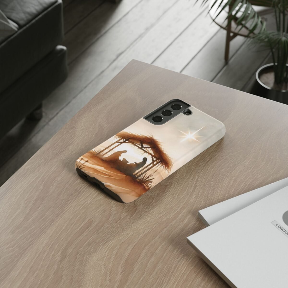 Nativity Phone Case Christian Phone Case Christmas Phone Casing iPhone Samsung Galaxy Google Pixel Phone Cover Faith Jesus Mary and Joseph