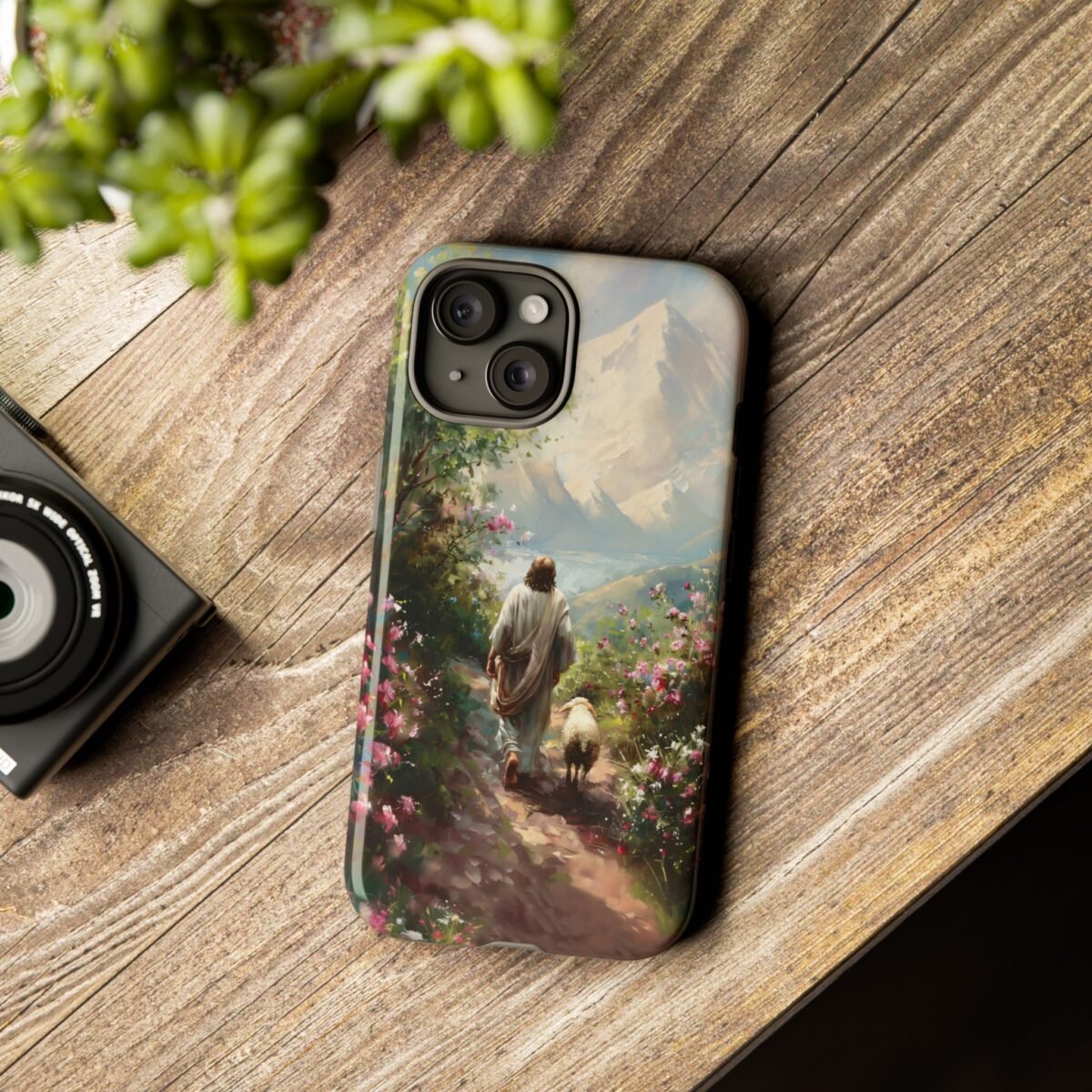 Christian Phone Case Jesus Leaves the 99 Jesus and the Sheep Phone Case Faith Phone Casing iPhone Samsung Galaxy Google Pixel iPhone 16 Case