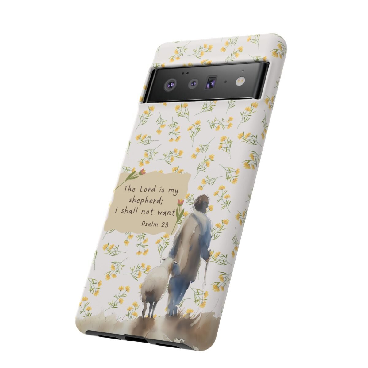 Christian Verse Phone Case The Lord is my Shepherd Psalm 23 Phone Case iPhone 16 15 14 13 12 Pro Max Samsung S24 S23 S22 S21 Plus Ultra
