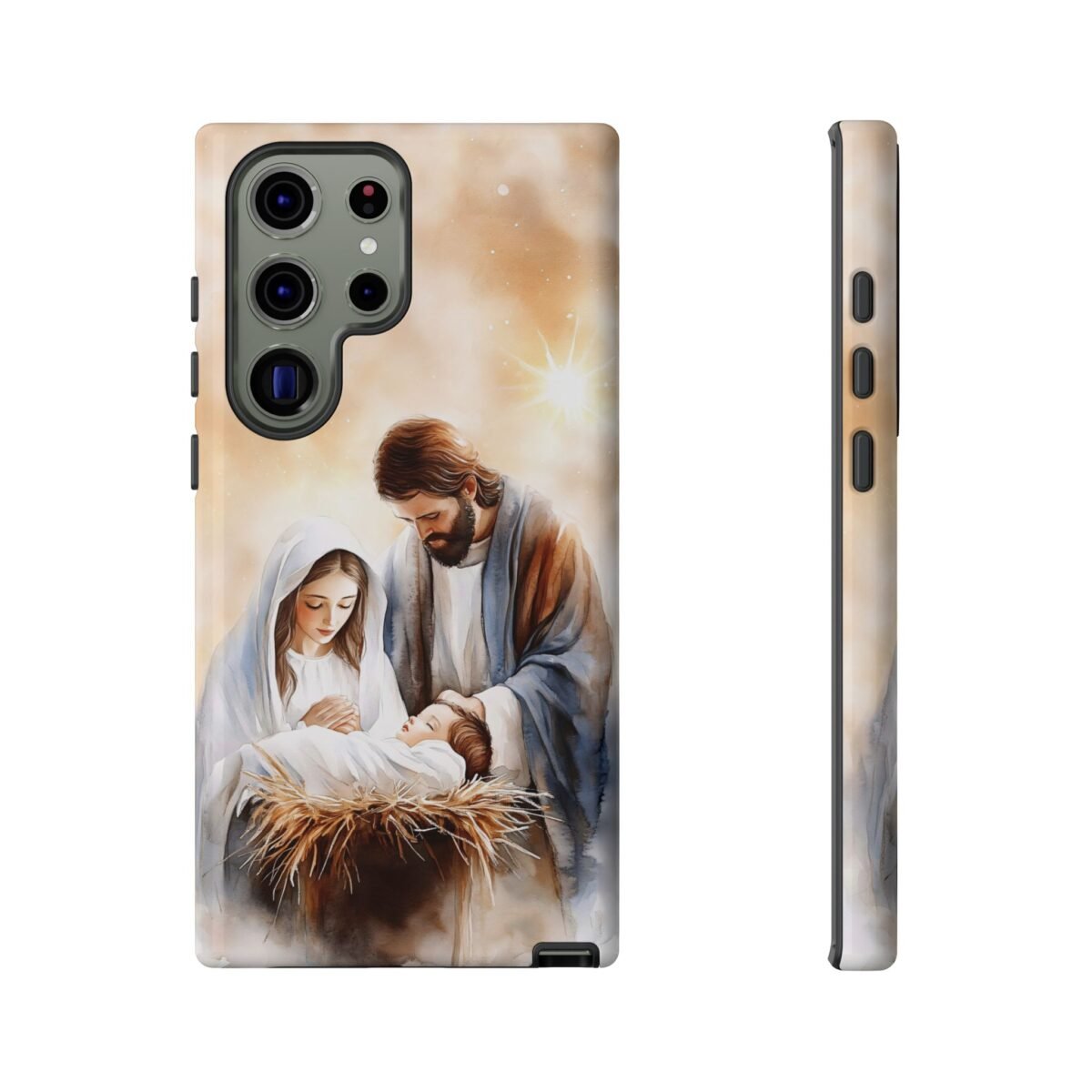 Nativity Phone Case Christian Phone Case Christmas Phone Casing iPhone Samsung Galaxy Google Pixel Phone Cover Faith Jesus Mary and Joseph