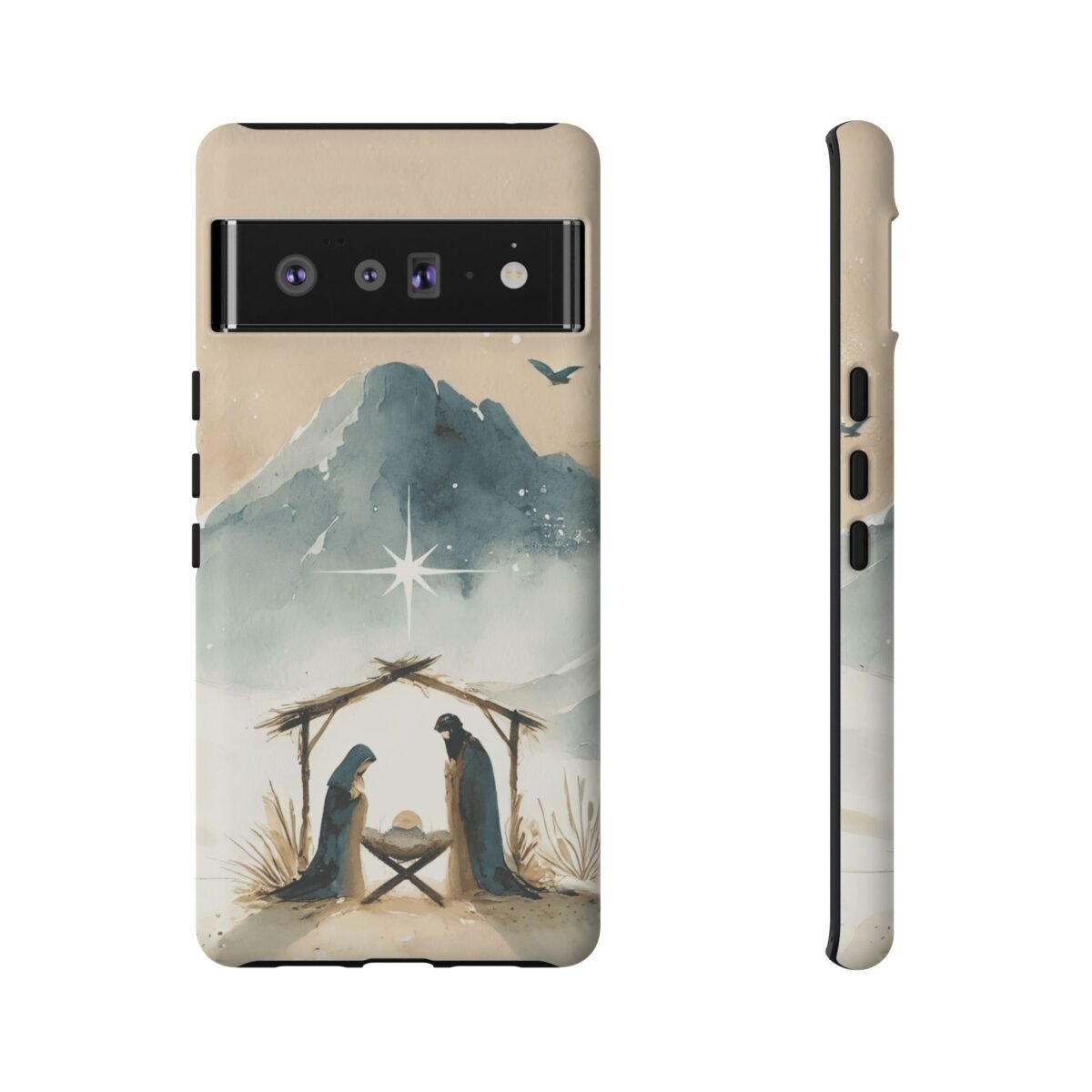 Nativity Phone Case Christian Phone Case Christmas Phone Casing iPhone Samsung Galaxy Google Pixel Phone Cover Faith Jesus Mary and Joseph