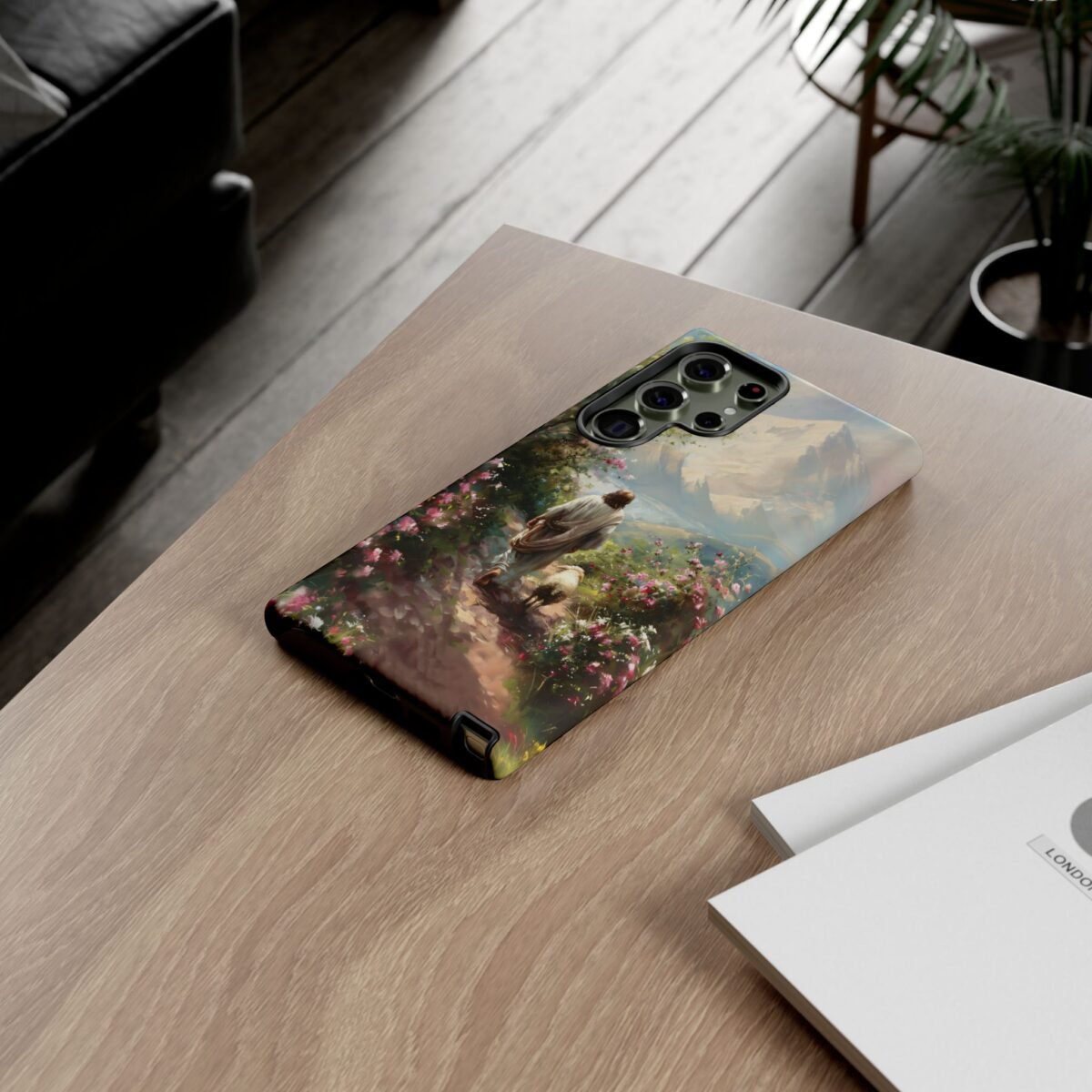 Christian Phone Case Jesus Leaves the 99 Jesus and the Sheep Phone Case Faith Phone Casing iPhone Samsung Galaxy Google Pixel iPhone 16 Case