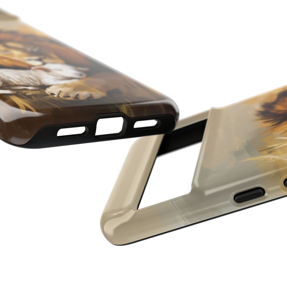 Copy of Lion and the Lamb Christian Phone Case iPhone Samsung Galaxy Google Pixel Faith in Jesus God Phone Cover Christian Inspired Gift Phone Case