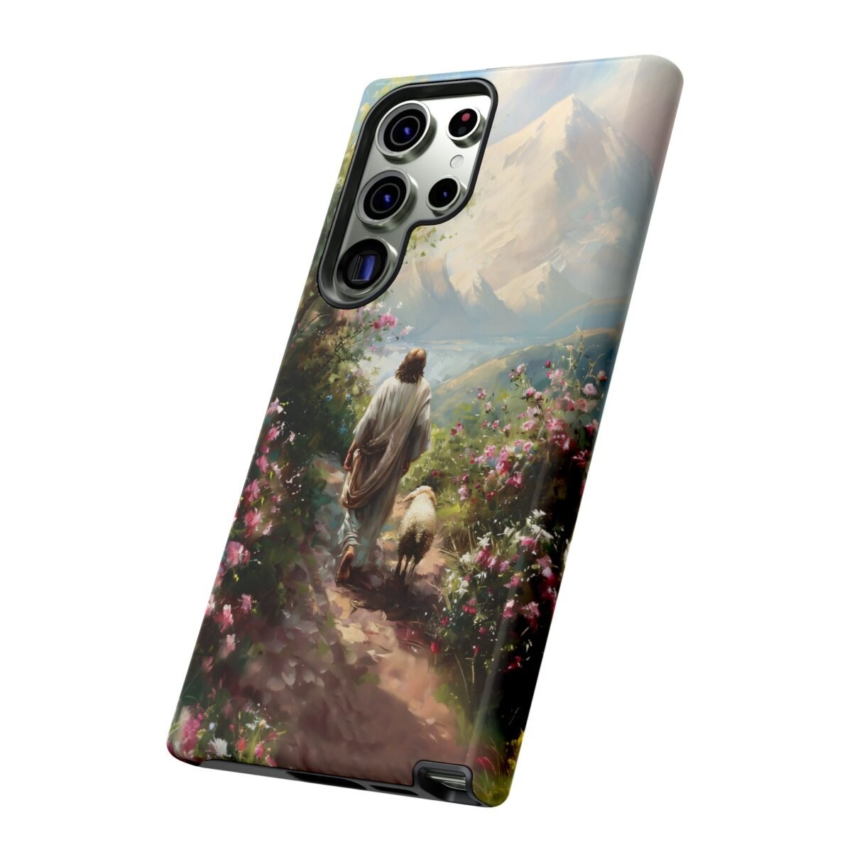 Christian Phone Case Jesus Leaves the 99 Jesus and the Sheep Phone Case Faith Phone Casing iPhone Samsung Galaxy Google Pixel iPhone 16 Case