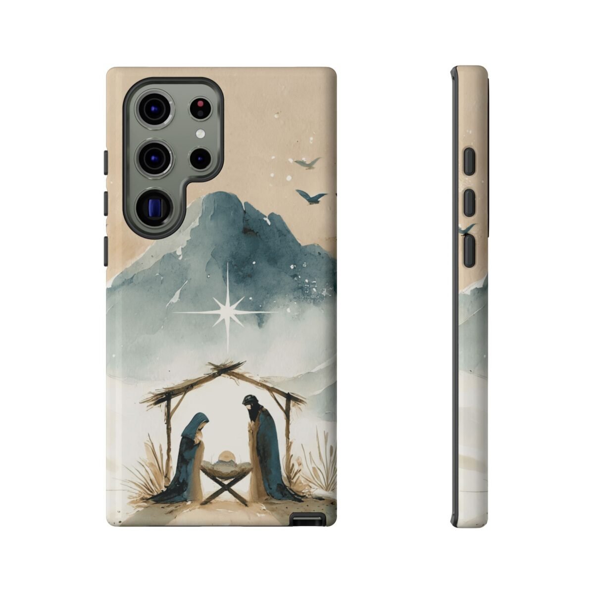 Nativity Phone Case Christian Phone Case Christmas Phone Casing iPhone Samsung Galaxy Google Pixel Phone Cover Faith Jesus Mary and Joseph