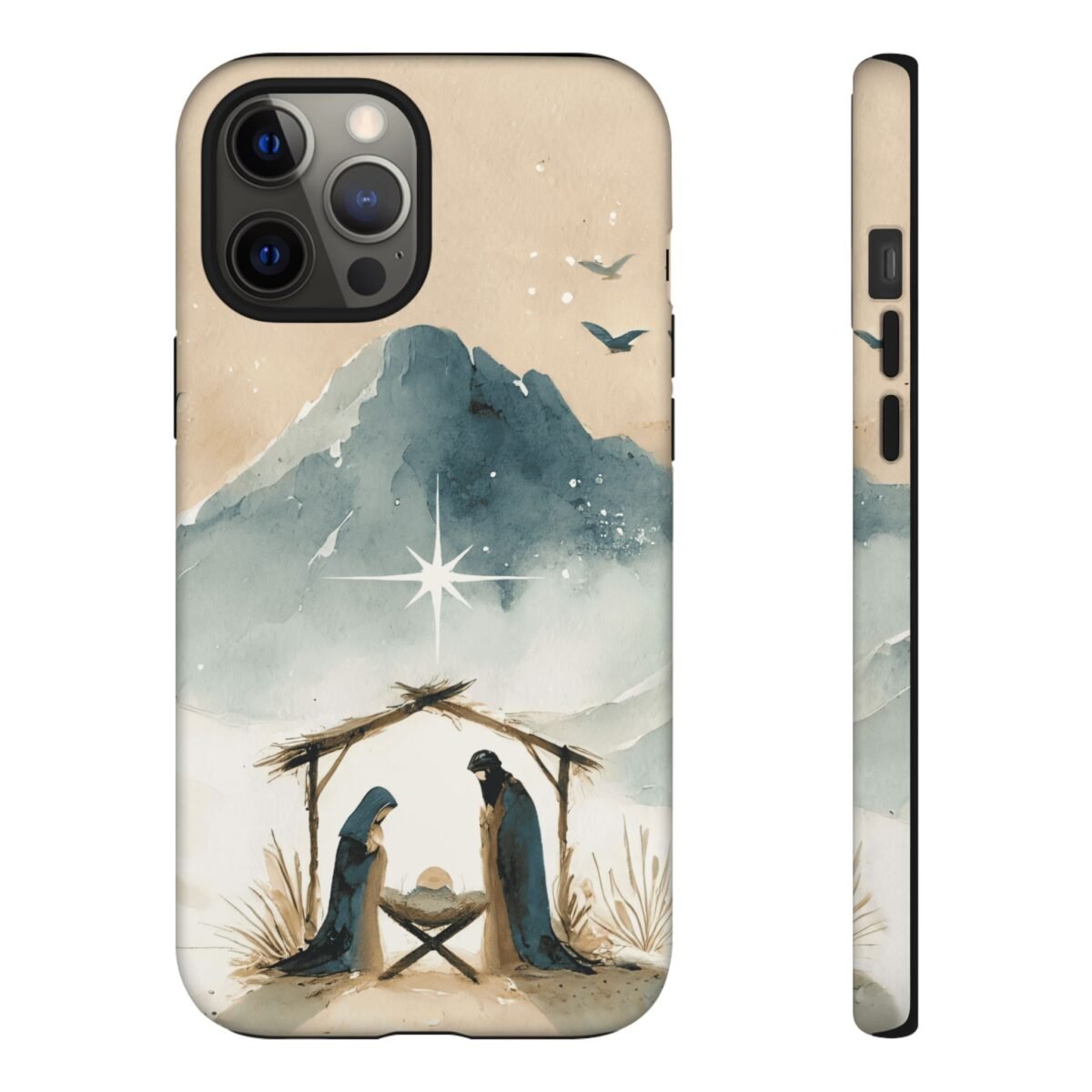 Nativity Phone Case Christian Phone Case Christmas Phone Casing iPhone Samsung Galaxy Google Pixel Phone Cover Faith Jesus Mary and Joseph