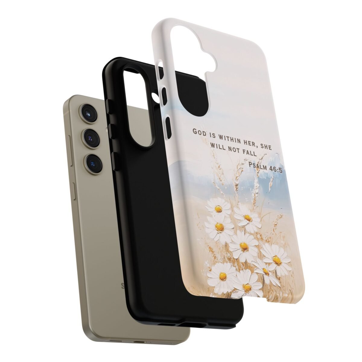 Christian Bible Verse Phone Case Psalm 46 5 Psalm 23 Phone Case Faith Phone Casing iPhone Samsung Galaxy Google Pixel Phone Case iPhone 16