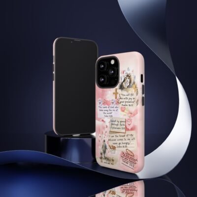 Christian Bible Verse Phone Case Christian Collage Phone Case Faith Phone Casing iPhone Samsung Galaxy Google Pixel iPhone 16 Phone Cover