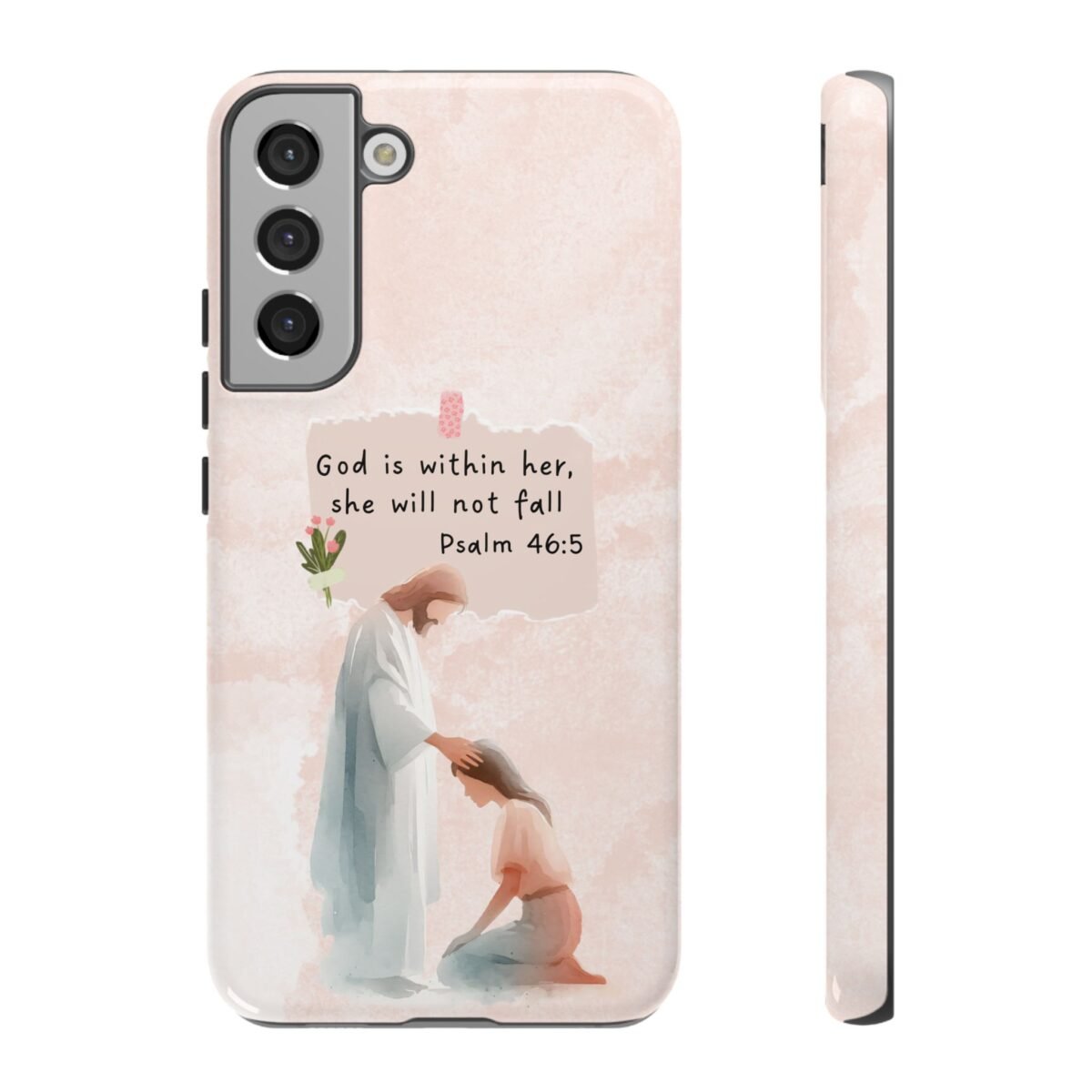 Christian Bible Verse Phone Case God is Within Her Psalm 46 5 Phone Case iPhone 16 15 14 13 12 Pro Max Samsung S24 S23 S22 S21 Plus Ultra