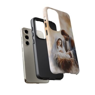 Nativity Phone Case Christian Phone Case Christmas Phone Casing iPhone Samsung Galaxy Google Pixel Phone Cover Faith Jesus Mary and Joseph