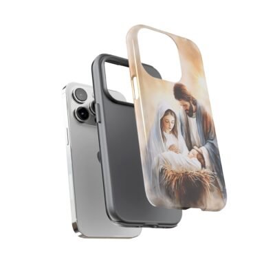 Nativity Phone Case Christian Phone Case Christmas Phone Casing iPhone Samsung Galaxy Google Pixel Phone Cover Faith Jesus Mary and Joseph