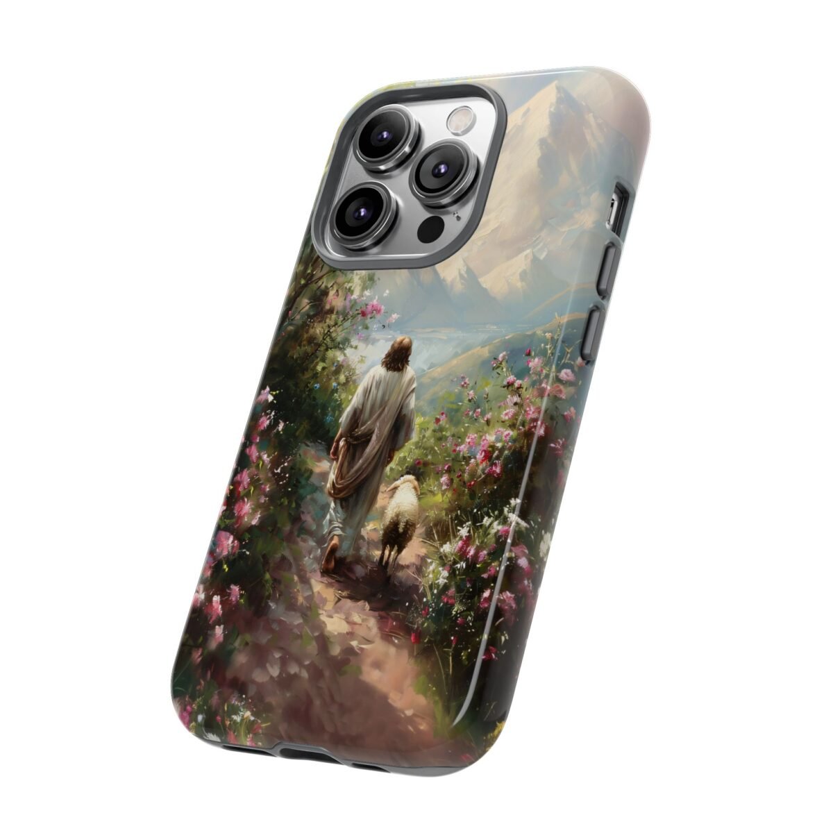 Christian Phone Case Jesus Leaves the 99 Jesus and the Sheep Phone Case Faith Phone Casing iPhone Samsung Galaxy Google Pixel iPhone 16 Case