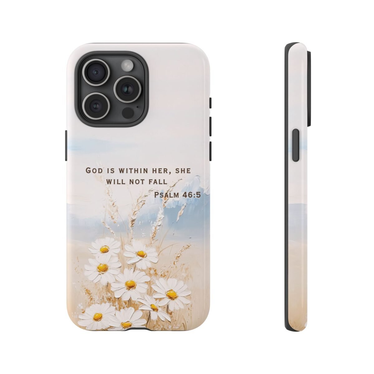 Christian Bible Verse Phone Case Psalm 46 5 Psalm 23 Phone Case Faith Phone Casing iPhone Samsung Galaxy Google Pixel Phone Case iPhone 16