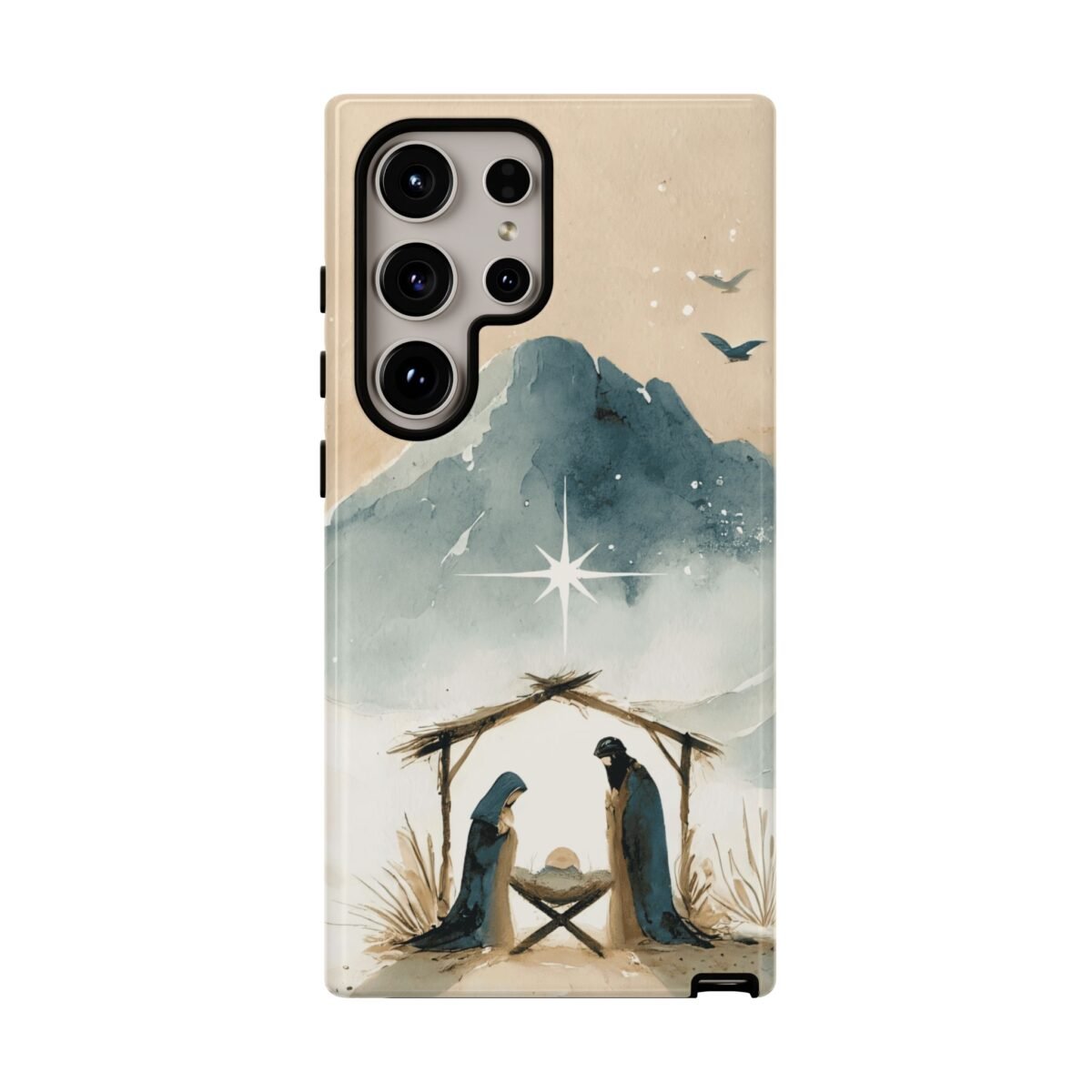 Nativity Phone Case Christian Phone Case Christmas Phone Casing iPhone Samsung Galaxy Google Pixel Phone Cover Faith Jesus Mary and Joseph
