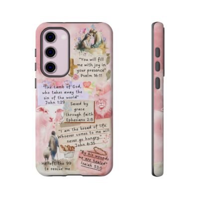 Christian Bible Verse Phone Case Christian Collage Phone Case Faith Phone Casing iPhone Samsung Galaxy Google Pixel iPhone 16 Phone Cover