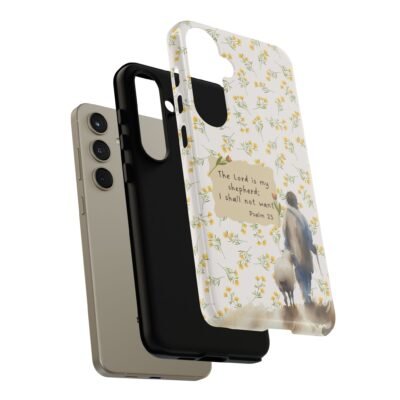 Christian Verse Phone Case The Lord is my Shepherd Psalm 23 Phone Case iPhone 16 15 14 13 12 Pro Max Samsung S24 S23 S22 S21 Plus Ultra