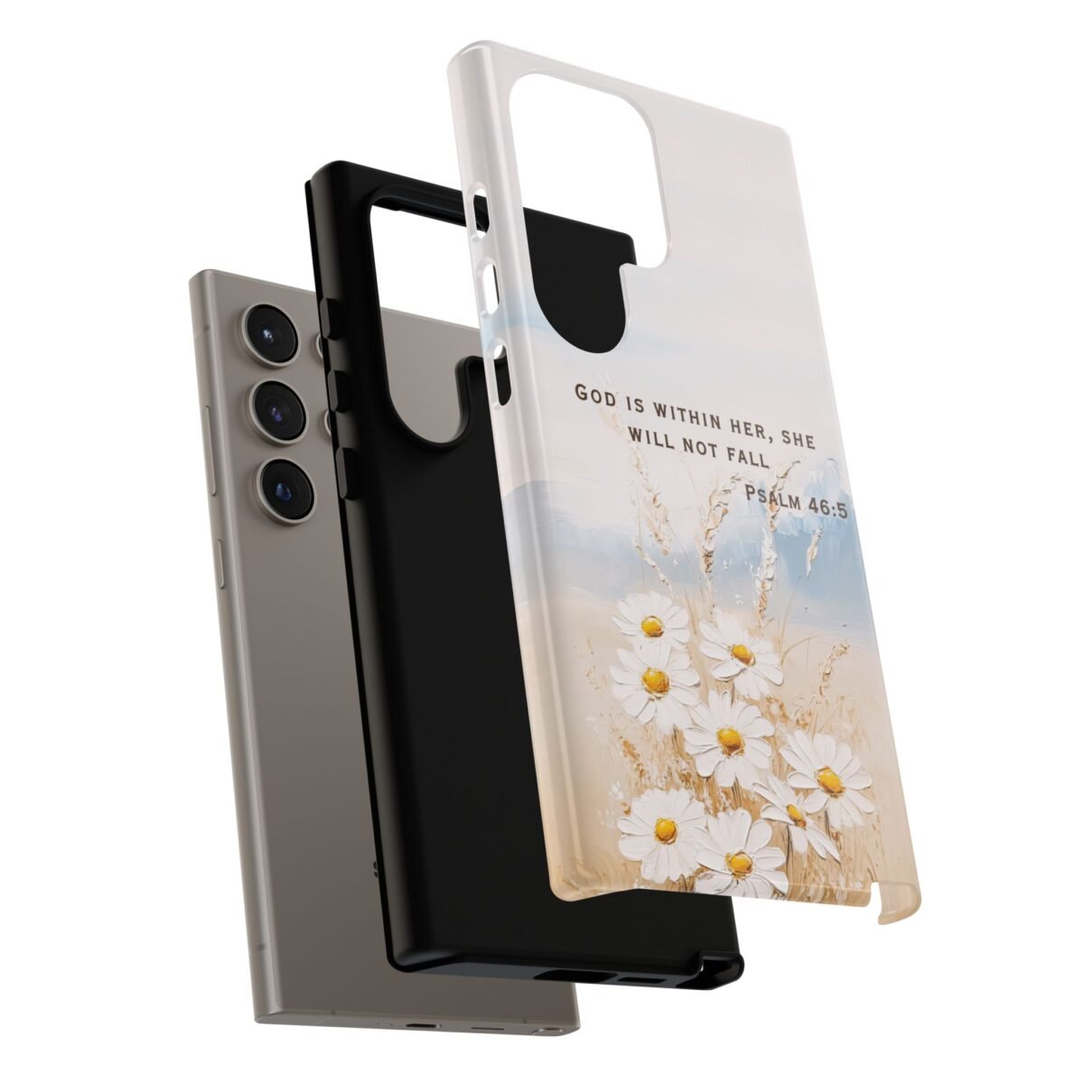 Christian Bible Verse Phone Case Psalm 46 5 Psalm 23 Phone Case Faith Phone Casing iPhone Samsung Galaxy Google Pixel Phone Case iPhone 16