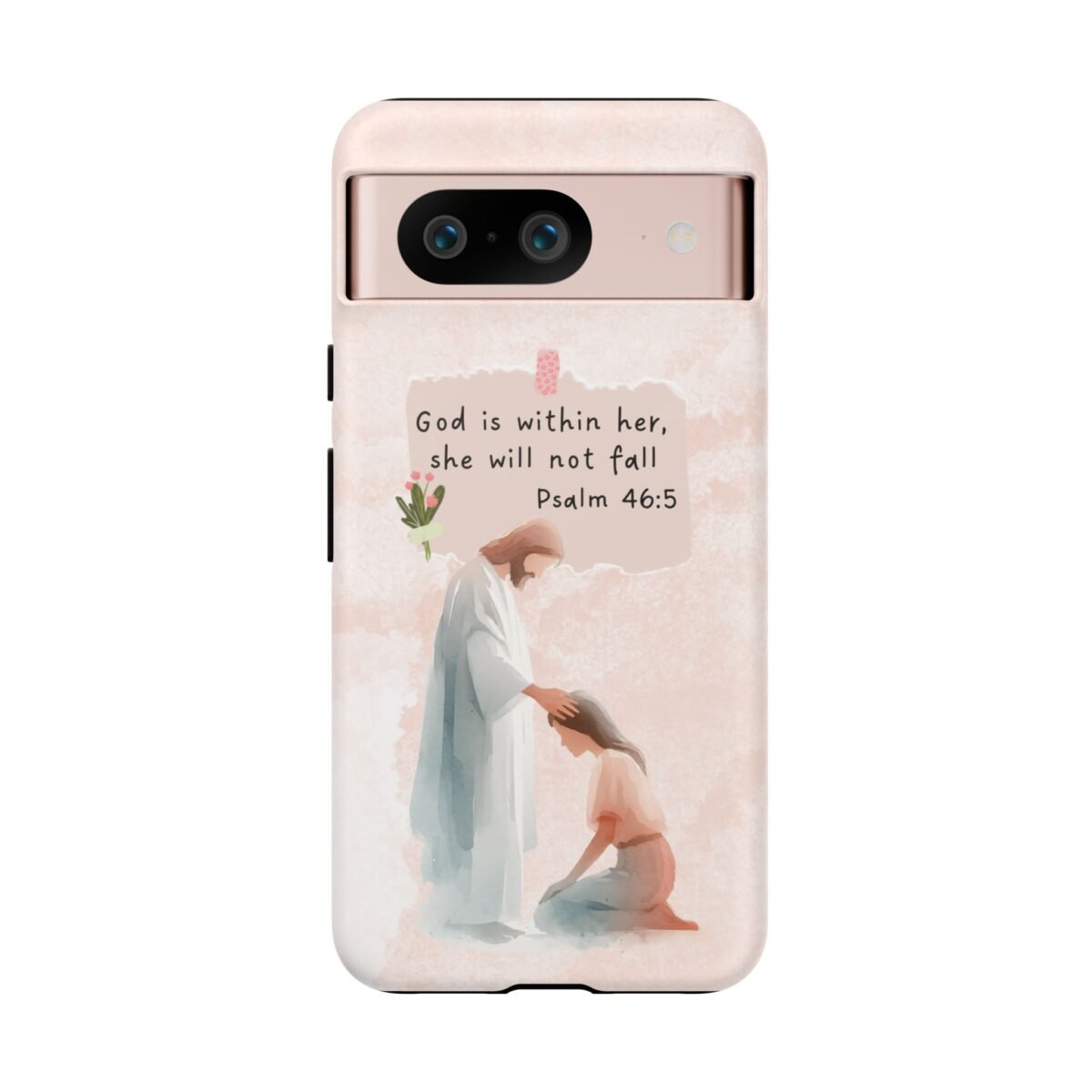 Christian Bible Verse Phone Case God is Within Her Psalm 46 5 Phone Case iPhone 16 15 14 13 12 Pro Max Samsung S24 S23 S22 S21 Plus Ultra