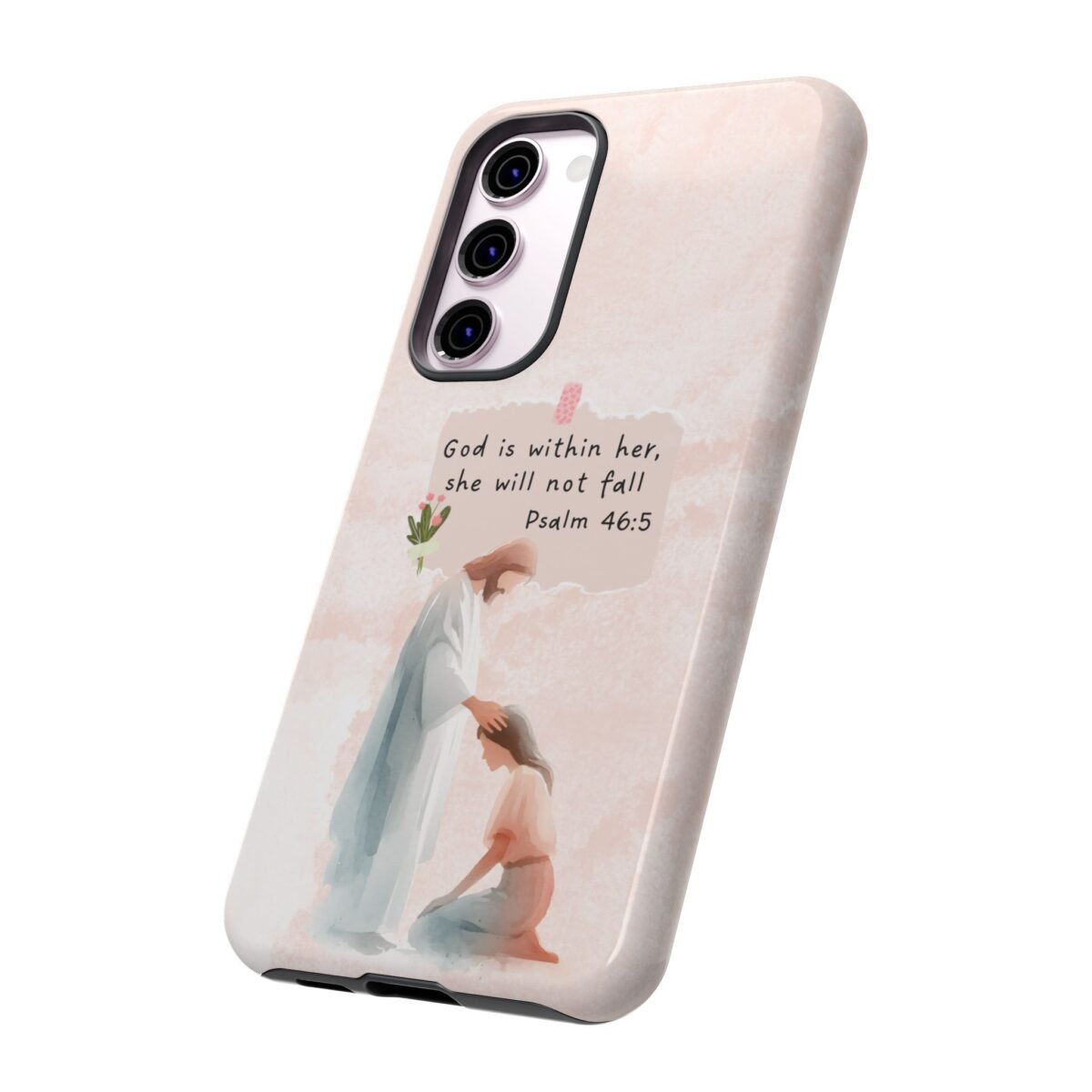 Christian Bible Verse Phone Case God is Within Her Psalm 46 5 Phone Case iPhone 16 15 14 13 12 Pro Max Samsung S24 S23 S22 S21 Plus Ultra