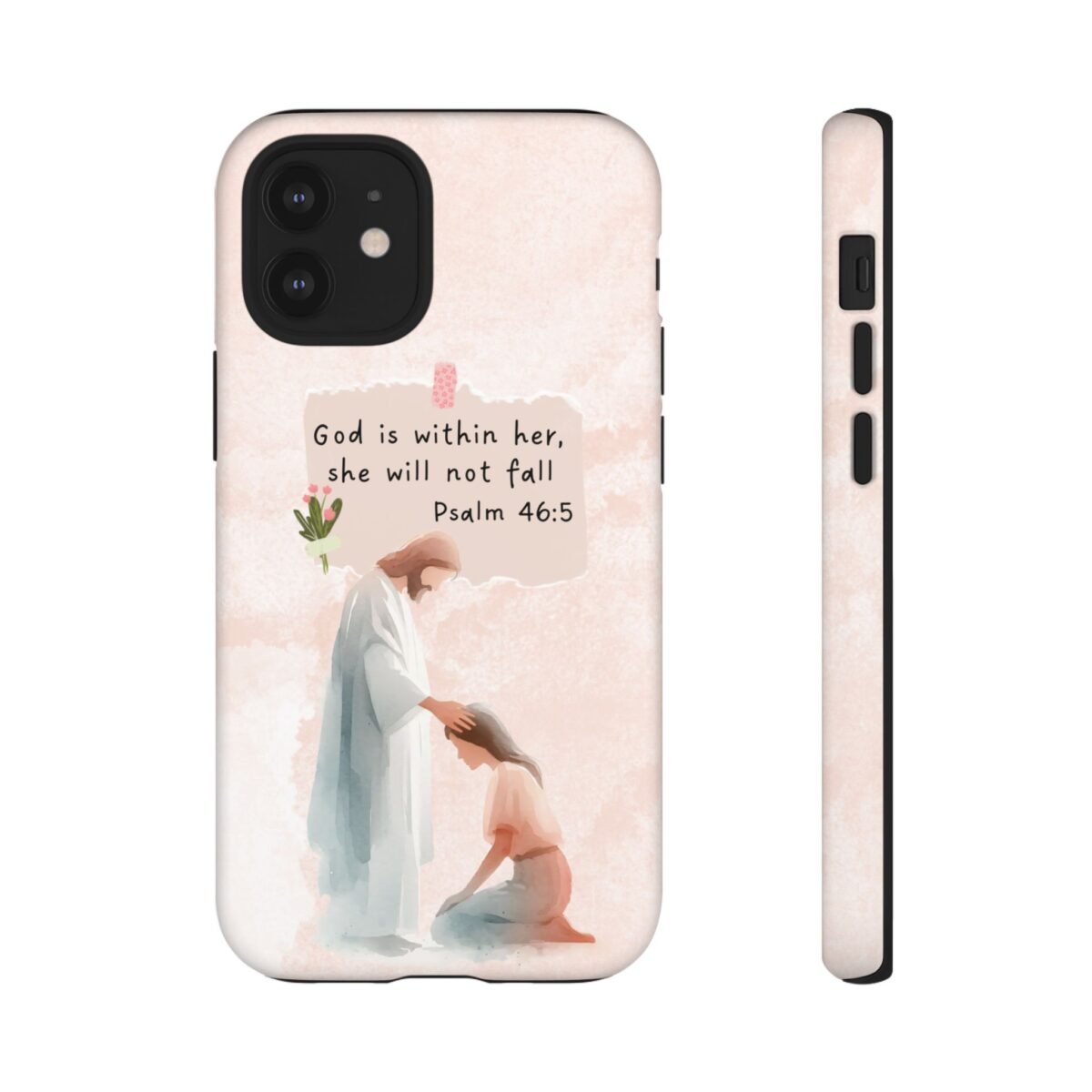 Christian Bible Verse Phone Case God is Within Her Psalm 46 5 Phone Case iPhone 16 15 14 13 12 Pro Max Samsung S24 S23 S22 S21 Plus Ultra