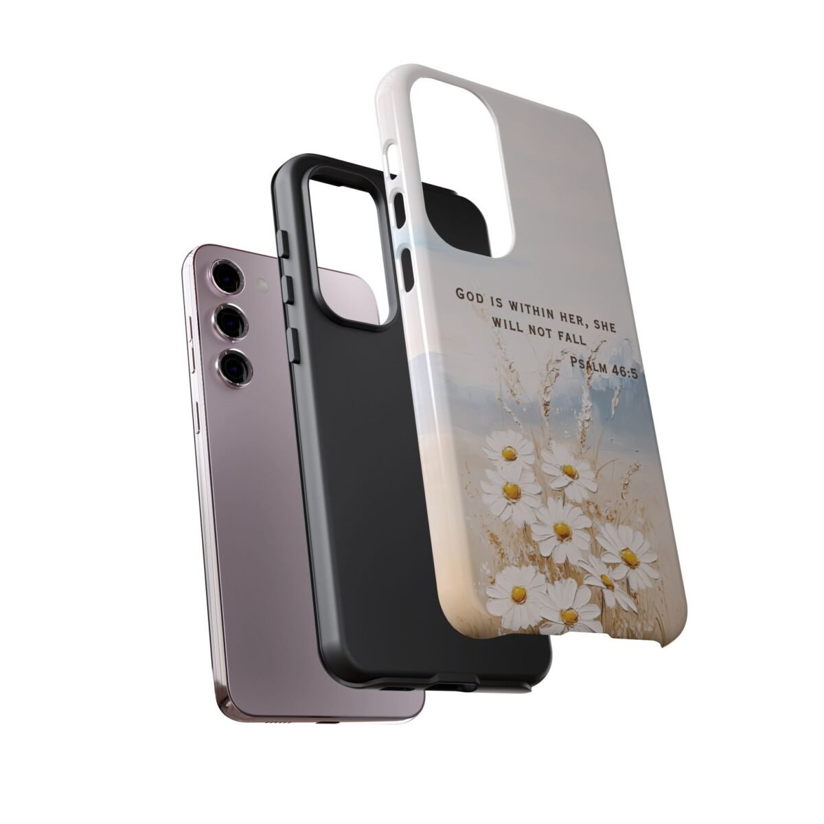 Christian Bible Verse Phone Case Psalm 46 5 Psalm 23 Phone Case Faith Phone Casing iPhone Samsung Galaxy Google Pixel Phone Case iPhone 16