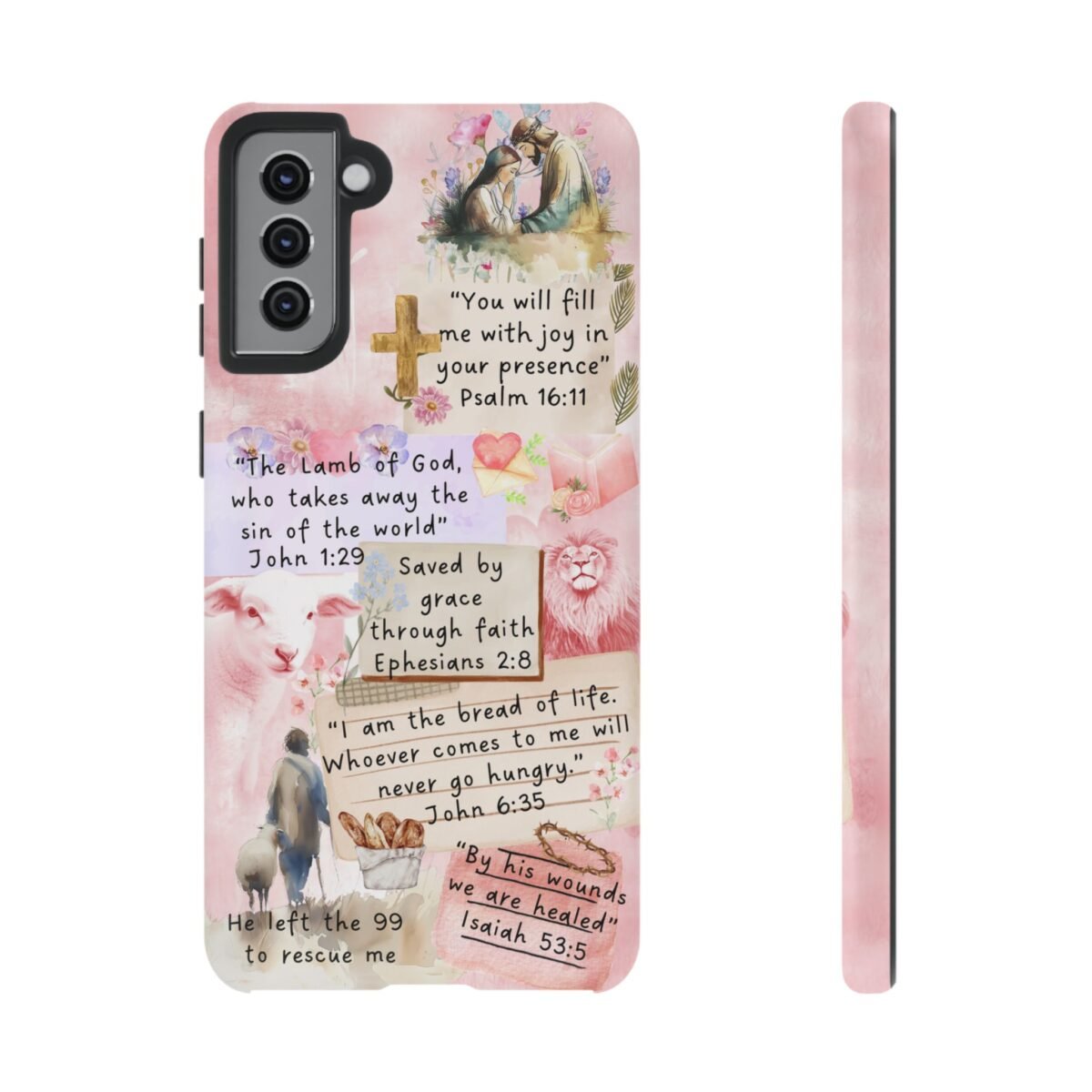 Christian Bible Verse Phone Case Christian Collage Phone Case Faith Phone Casing iPhone Samsung Galaxy Google Pixel iPhone 16 Phone Cover