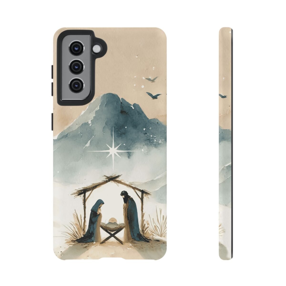 Nativity Phone Case Christian Phone Case Christmas Phone Casing iPhone Samsung Galaxy Google Pixel Phone Cover Faith Jesus Mary and Joseph