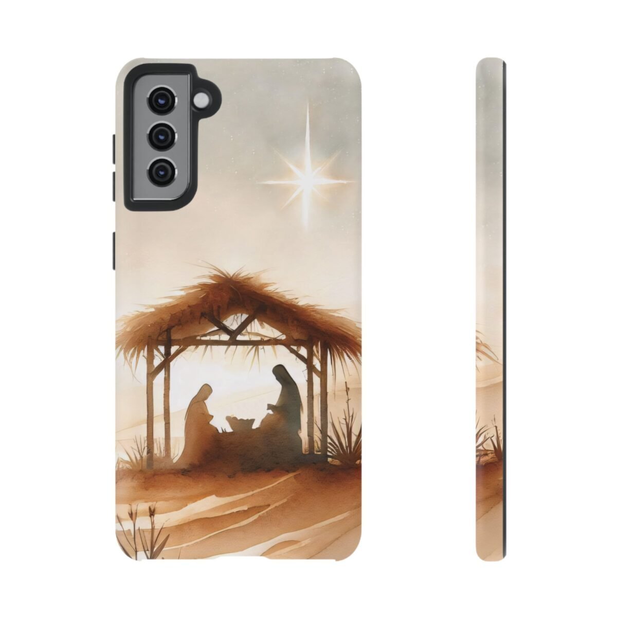 Nativity Phone Case Christian Phone Case Christmas Phone Casing iPhone Samsung Galaxy Google Pixel Phone Cover Faith Jesus Mary and Joseph