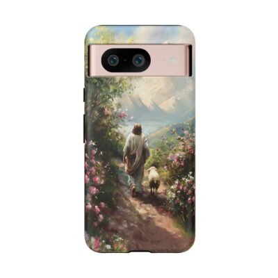Christian Phone Case Jesus Leaves the 99 Jesus and the Sheep Phone Case Faith Phone Casing iPhone Samsung Galaxy Google Pixel iPhone 16 Case