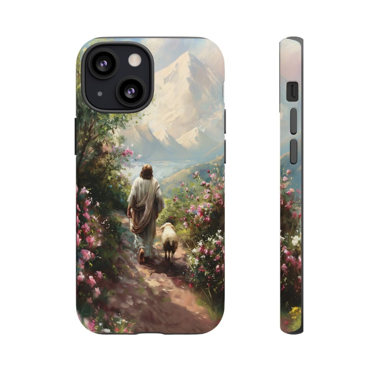 Christian Phone Case Jesus Leaves the 99 Jesus and the Sheep Phone Case Faith Phone Casing iPhone Samsung Galaxy Google Pixel iPhone 16 Case