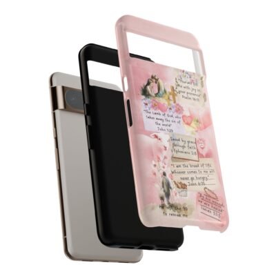 Christian Bible Verse Phone Case Christian Collage Phone Case Faith Phone Casing iPhone Samsung Galaxy Google Pixel iPhone 16 Phone Cover