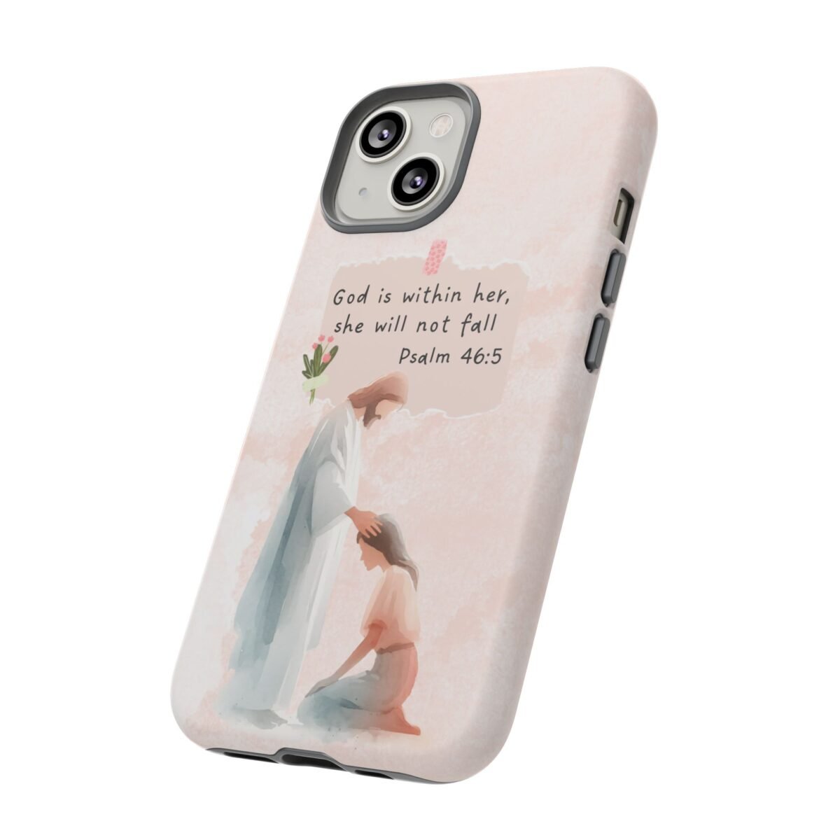 Christian Bible Verse Phone Case God is Within Her Psalm 46 5 Phone Case iPhone 16 15 14 13 12 Pro Max Samsung S24 S23 S22 S21 Plus Ultra