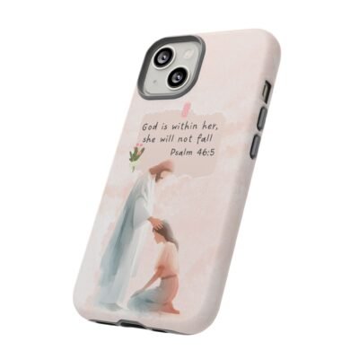 Christian Bible Verse Phone Case God is Within Her Psalm 46 5 Phone Case iPhone 16 15 14 13 12 Pro Max Samsung S24 S23 S22 S21 Plus Ultra
