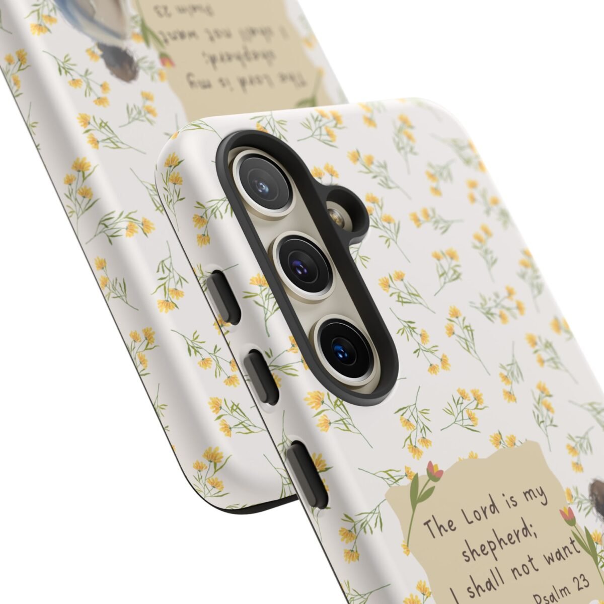 Christian Verse Phone Case The Lord is my Shepherd Psalm 23 Phone Case iPhone 16 15 14 13 12 Pro Max Samsung S24 S23 S22 S21 Plus Ultra