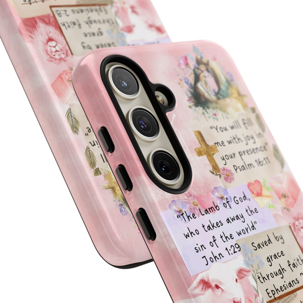 Christian Bible Verse Phone Case Christian Collage Phone Case Faith Phone Casing iPhone Samsung Galaxy Google Pixel iPhone 16 Phone Cover