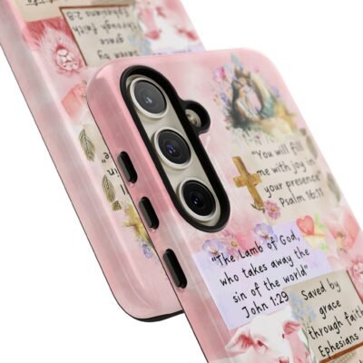 Christian Bible Verse Phone Case Christian Collage Phone Case Faith Phone Casing iPhone Samsung Galaxy Google Pixel iPhone 16 Phone Cover