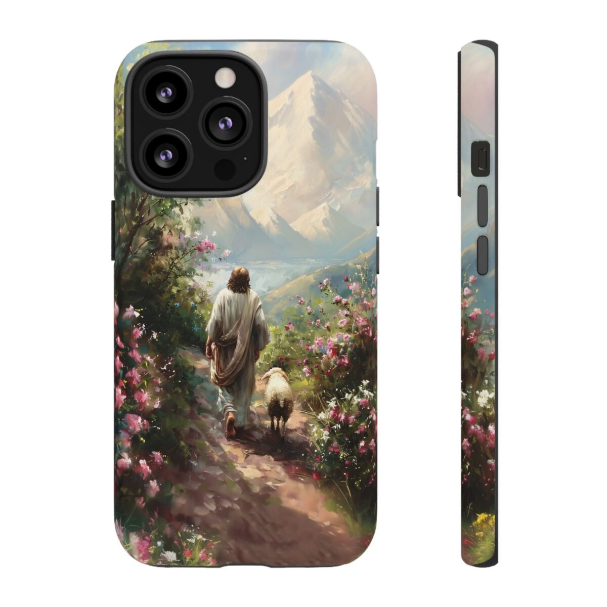 Christian Phone Case Jesus Leaves the 99 Jesus and the Sheep Phone Case Faith Phone Casing iPhone Samsung Galaxy Google Pixel iPhone 16 Case