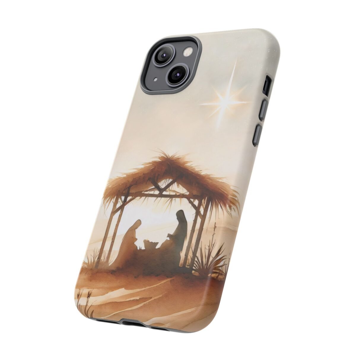 Nativity Phone Case Christian Phone Case Christmas Phone Casing iPhone Samsung Galaxy Google Pixel Phone Cover Faith Jesus Mary and Joseph