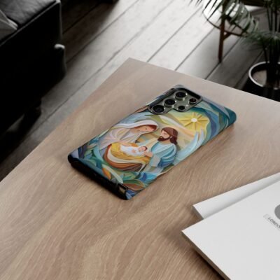 Nativity Phone Case Christian Phone Case Paper Cut 3D Effect Christmas Phone Casing iPhone Samsung Galaxy Google Pixel Faith Phone Cover