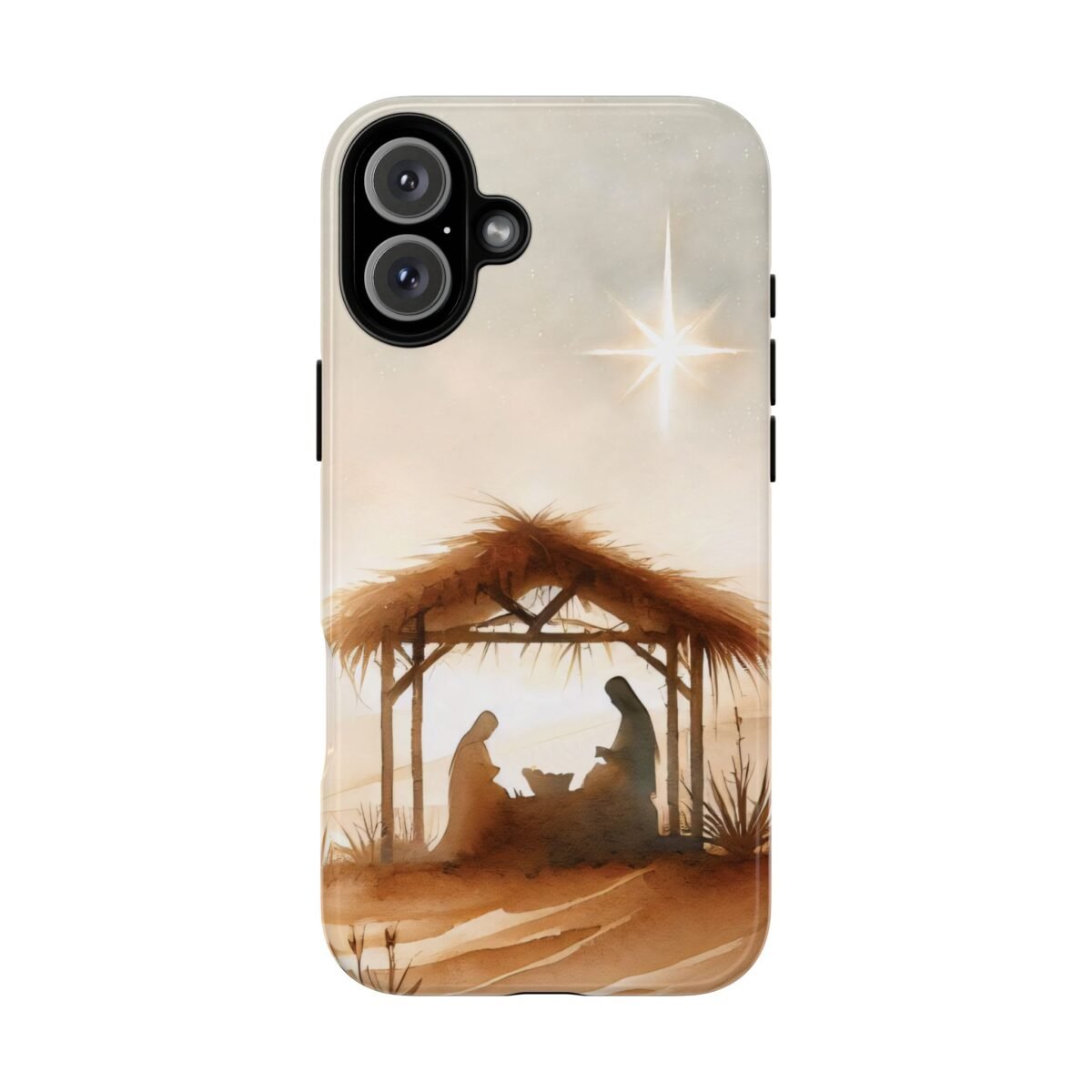 Nativity Phone Case Christian Phone Case Christmas Phone Casing iPhone Samsung Galaxy Google Pixel Phone Cover Faith Jesus Mary and Joseph