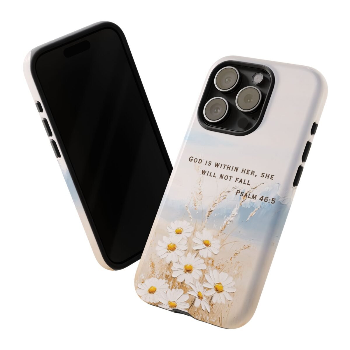 Christian Bible Verse Phone Case Psalm 46 5 Psalm 23 Phone Case Faith Phone Casing iPhone Samsung Galaxy Google Pixel Phone Case iPhone 16