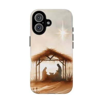 Nativity Phone Case Christian Phone Case Christmas Phone Casing iPhone Samsung Galaxy Google Pixel Phone Cover Faith Jesus Mary and Joseph