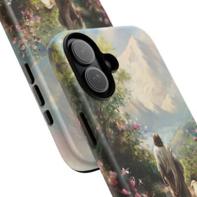 Christian Phone Case Jesus Leaves the 99 Jesus and the Sheep Phone Case Faith Phone Casing iPhone Samsung Galaxy Google Pixel iPhone 16 Case