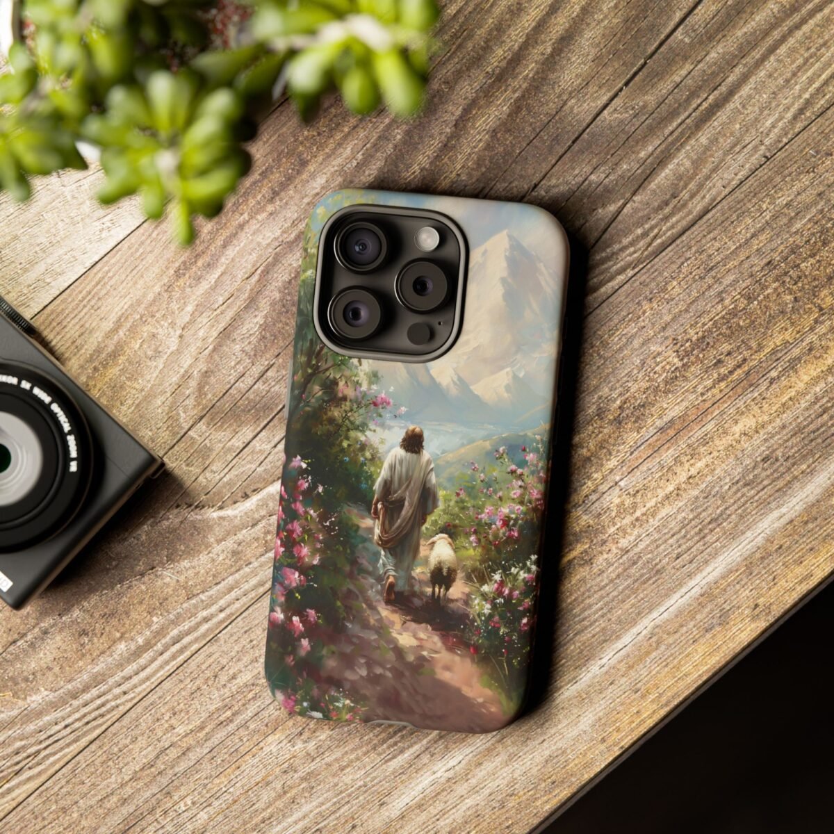 Christian Phone Case Jesus Leaves the 99 Jesus and the Sheep Phone Case Faith Phone Casing iPhone Samsung Galaxy Google Pixel iPhone 16 Case
